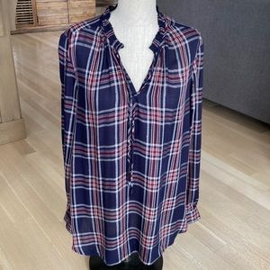LOFT Holiday Blouse